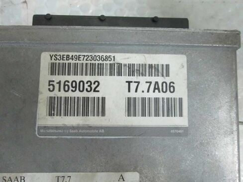 Engine ECM Electronic Control Module Trionic 4 Cylinder Fits 02 SAAB 9-5 5169032 in Saudi Arabia