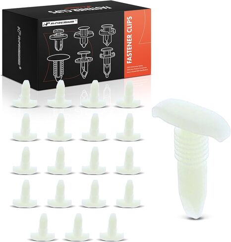 A-Premium 20 PCS Weatherstrip Car Retainer Fastener Push Pin Clips Compatible with Ford Models - for 4.76mm in Saudi Arabia