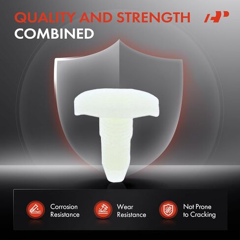 A-Premium 20 PCS Weatherstrip Car Retainer Fastener Push Pin Clips Compatible with Ford Models - for 4.76mm in Saudi Arabia