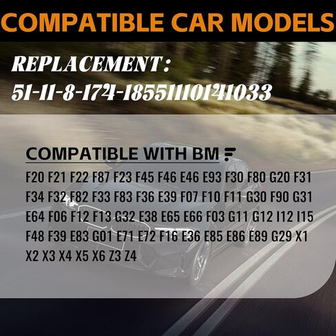 50PCS Bumper Trim Retainer Clips Push-Type Wheelhouse Retainer Clip Rivet Fender Liner Retainer Clip 51118174185 Compatible with BM 3 5 7 Series in Kuwait