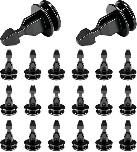 Engine Cover Retainer Clip Replacement 91547TZ5A02 for Honda Odyssey Passport Pilot Ridgeline Acura MDX RDX TLX, Engine Hood Bulkhead Cover Striker Fixing Push Pin Clip Rivet Fastener（20PCS） in Saudi Arabia
