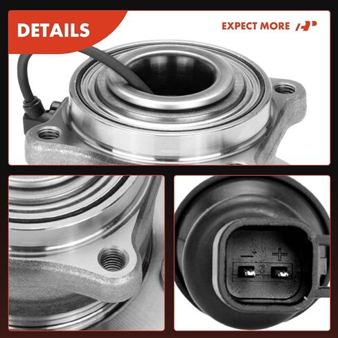 A-Premium 2 x Rear Wheel Bearing and Hub Assembly with ABS & 5-Lug Compatible with Chevrolet Equinox 2010-2017, GMC Terrain 2010-2017 in Saudi Arabia