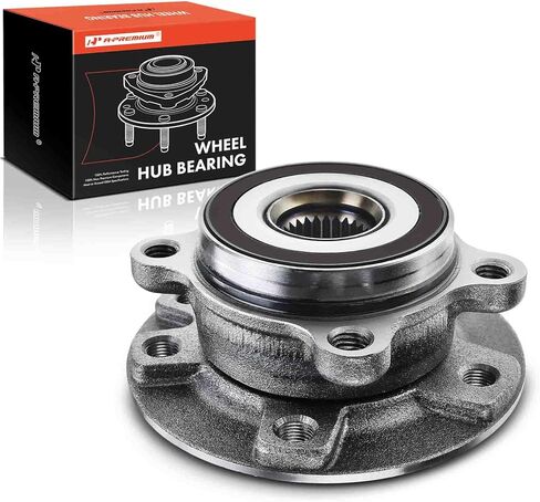 A-Premium Rear Wheel Bearing and Hub Assembly Compatible with Jeep Compass 2017-2022, Renegade 2015-2018 & 2020-2021, Fiat 500X 2016-2018, FWD Only in Saudi Arabia