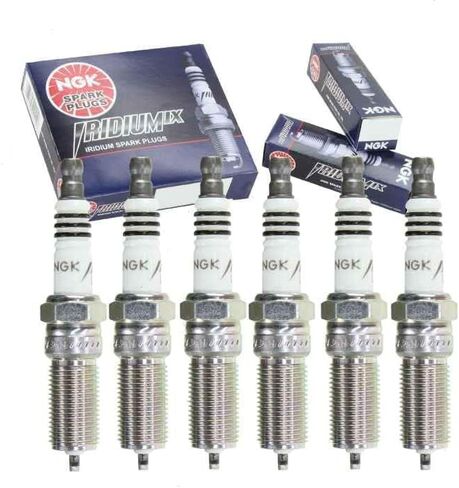 6 pc NGK Iridium IX Spark Plugs compatible with Ford Edge 3.5L V6 2007-2011 in Saudi Arabia