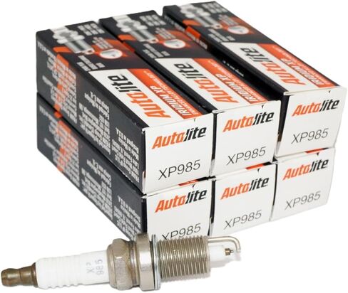 6 Pack Autolite Iridium XP985 Spark Plugs Compatible with Jeep Grand Cherokee L6-4.0L 1993-2004 and Wrangler/TJ L6-4.0L 1997-2006 in Kuwait
