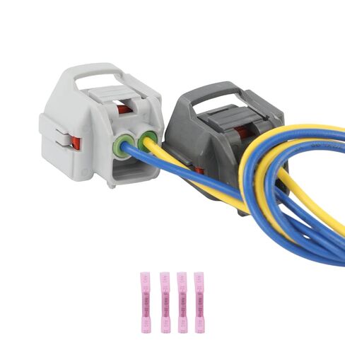 2 قطعة 2-Way/Pin الإشعال لفائف موصل الاستشعار إصلاح ضفيرة التوصيل السيارات تسخير الأسلاك مقاوم للماء لشركة هيونداي لكيا استبدال 27301-26600 ، 27301-22600 ، 90980-10901 ، 90980-10899 in Kuwait