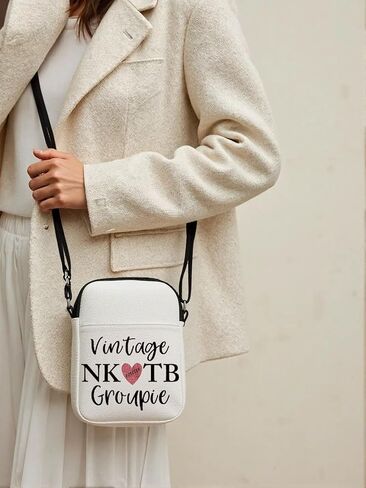 Boy Group Gift Music Band Fan Gift Vintage Groupie Crossbody Bag Celebrity Present for Music Lovers in Saudi Arabia