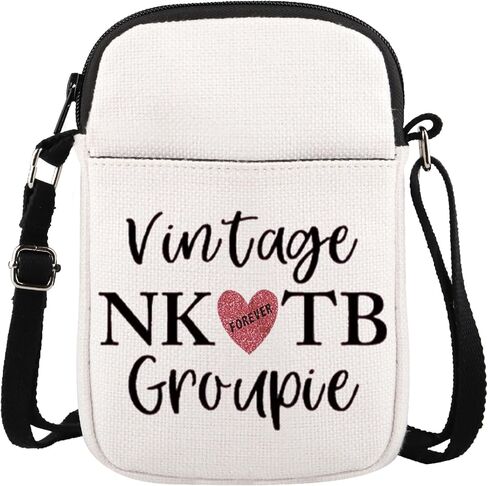 Boy Group Gift Music Band Fan Gift Vintage Groupie Crossbody Bag Celebrity Present for Music Lovers in Saudi Arabia