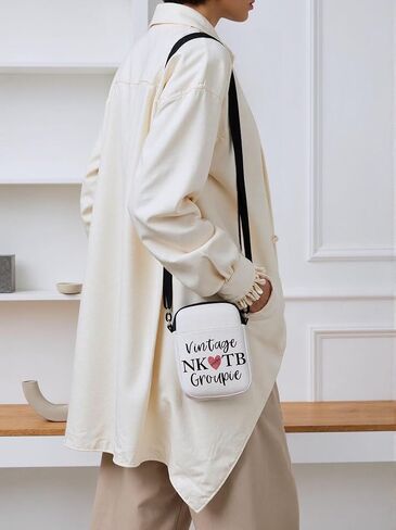 Boy Group Gift Music Band Fan Gift Vintage Groupie Crossbody Bag Celebrity Present for Music Lovers in Saudi Arabia