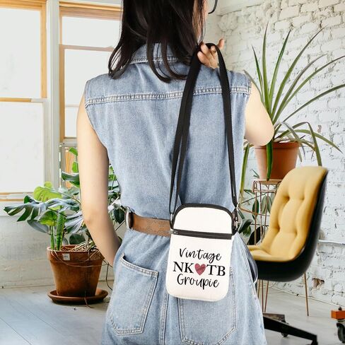 Boy Group Gift Music Band Fan Gift Vintage Groupie Crossbody Bag Celebrity Present for Music Lovers in Saudi Arabia