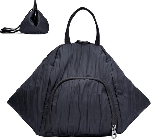 حقيبة كروس للنساء - محفظة كتف قابلة للتحويل مع حزام قابل للتعديل، حقيبة يد للسفر مقاومة للماء، أسود in Kuwait