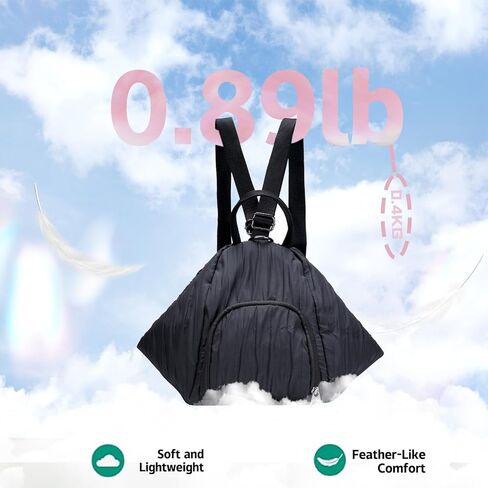 حقيبة كروس للنساء - محفظة كتف قابلة للتحويل مع حزام قابل للتعديل، حقيبة يد للسفر مقاومة للماء، أسود in Kuwait