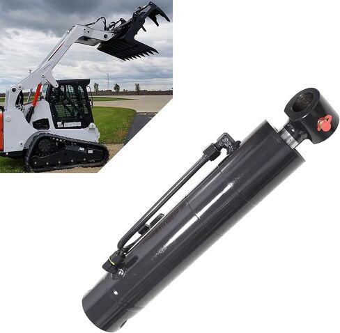 FZJDSD 7212595 Hydraulic Grapple Cylinder Compatible with T650 S650 S630 S750 T770 T630 Skid Steer Loader Bobcat Heavy Duty Loader, Black in Saudi Arabia