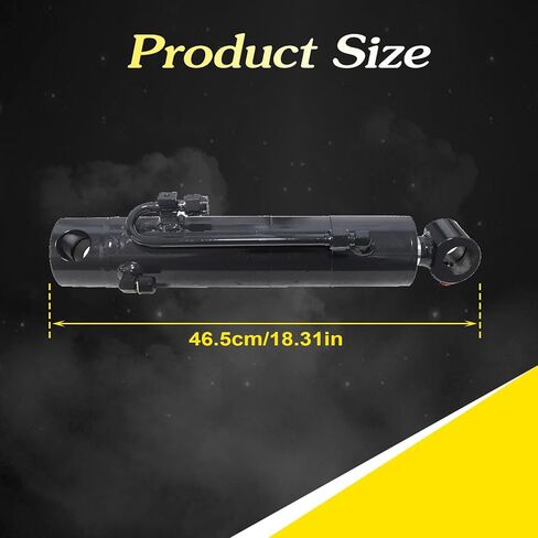 FZJDSD 7212595 Hydraulic Grapple Cylinder Compatible with T650 S650 S630 S750 T770 T630 Skid Steer Loader Bobcat Heavy Duty Loader, Black in Saudi Arabia
