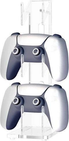 3 Acrylic Controller Holder and Headset Stand 2 in 1 Design Game Controller and Headset Stand Build Your Game Fortresses for Desk in Saudi Arabia