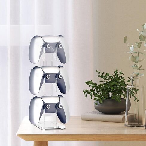 3 Acrylic Controller Holder and Headset Stand 2 in 1 Design Game Controller and Headset Stand Build Your Game Fortresses for Desk in Saudi Arabia