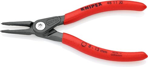 KNIPEX - 48 11 J0 Tools - Precision Circlip Pliers, Internal, Straight, 5/16"-1/2" Bore Dia. (4811J0) in Saudi Arabia