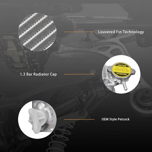 3 Row Car Radiator Replacement for Ford Mustang LX GT SVT 5.0L V8 AT CC138 1979-1993 Aluminum Radiators for Ford Radiator for Mustang Radiador 1980 1981 1982 83 84 85 86 87 88 89 90 91 92 in Kuwait