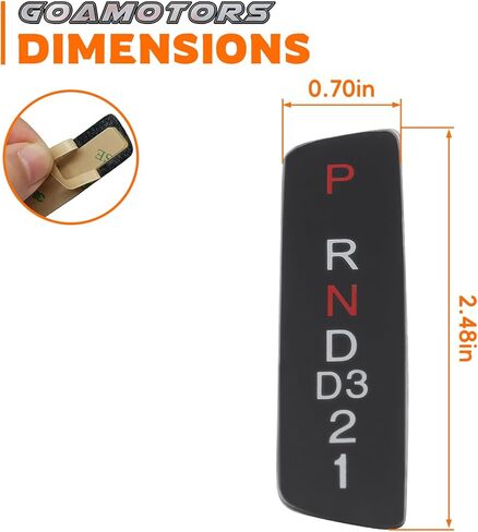 Console Gear Display Panel Trim Compatible with Honda Accord 2008-2013 Gear Shift Stick Selector Display Position Repair Panel Trim Black in Saudi Arabia