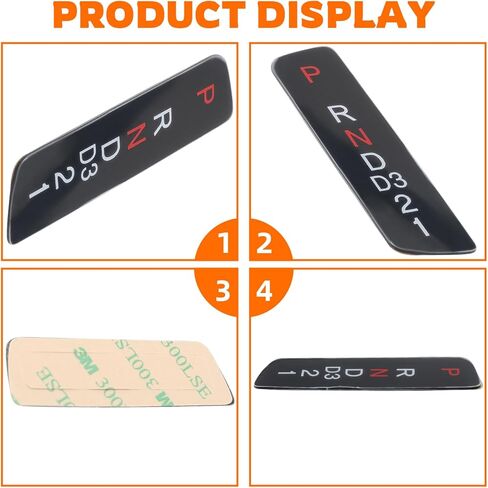 Console Gear Display Panel Trim Compatible with Honda Accord 2008-2013 Gear Shift Stick Selector Display Position Repair Panel Trim Black in Saudi Arabia