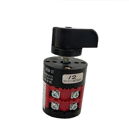 Electric 3 Position HZ5B-20/2 Combination Changeover Rotary Cam Switch 20A Two Poles 8 Terminals Silver Contact in Saudi Arabia