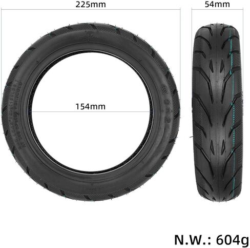 9x2 Rubber Self-healing Tubeless Tire - 9 Inch Tubeless Tire 9 x 2 Tyre Replace for KickScooter Electric Scooter Tyre Wheel Parts in Kuwait