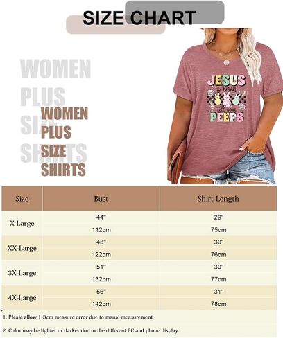 Plus Size Happy Easter Graphic Spring Shirt Cute Letter Printed Blouse Tees Women Casual Short Sleeve Tops in Saudi Arabia