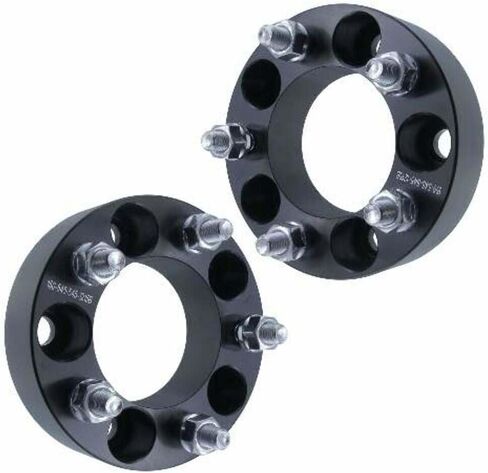 2pc 25mm (1") 5x4.5 to 5x4.5 Wheel Spacers fits Ford Mustang Edge Ranger Explorer in Saudi Arabia