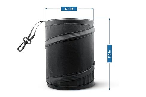 Mavoro 1 Pack, 1 Gallon Car Trash Can | Waterproof Collapsible Pop-Up Car Bin (1 Pack, 1 gal) in Saudi Arabia