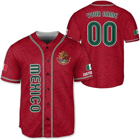 Custom Baseball Jersey, Mexico Baseball Jersey, Mexico Jerseys, Jerseys Mexican in Kuwait