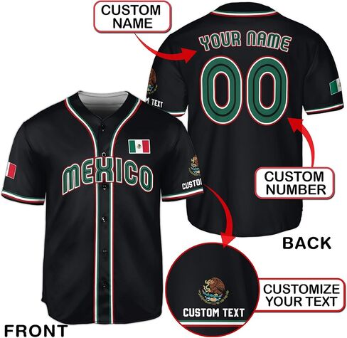 Custom Baseball Jersey, Mexico Baseball Jersey, Mexico Jerseys, Jerseys Mexican in Saudi Arabia