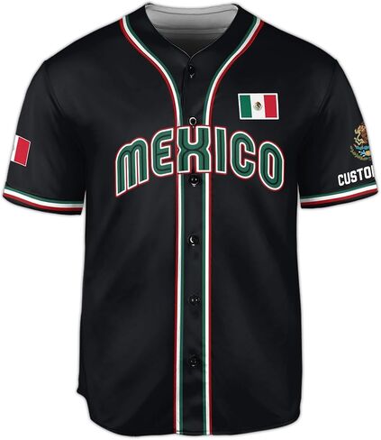 Custom Baseball Jersey, Mexico Baseball Jersey, Mexico Jerseys, Jerseys Mexican in Saudi Arabia