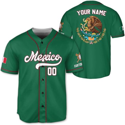 Custom Baseball Jersey, Mexico Baseball Jersey, Mexico Jerseys, Jerseys Mexican in Saudi Arabia