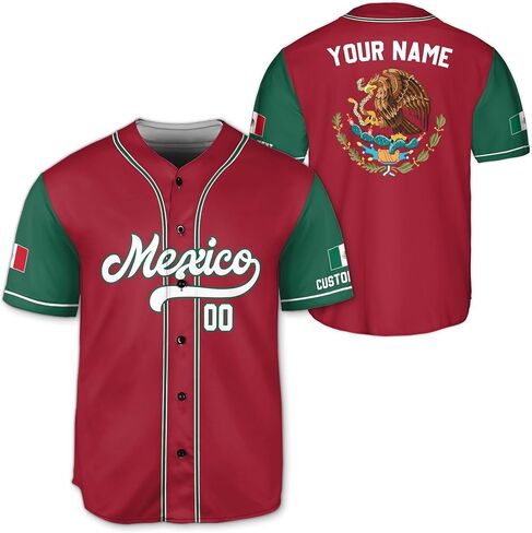 Custom Baseball Jersey, Mexico Baseball Jersey, Mexico Jerseys, Jerseys Mexican in Saudi Arabia