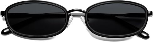 Polarized Retro Oval Sunglasses for Women Men 2026 Trendy Narrow Round Sun Glasses 90s Chic AR82381 in Saudi Arabia