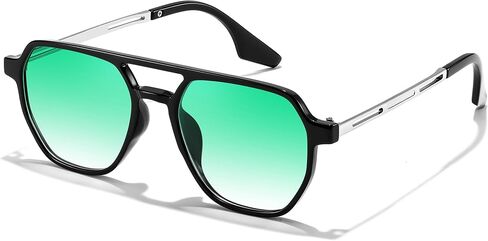 FEISEDY Retro 70s Aviator Sunglasses for Women Men Vintage Square Trendy Oversized Shades UV400 B0145 in Saudi Arabia