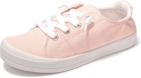 أحذية رياضية نسائية من القماش الكتاني ذات منصة منخفضة من BENEKER أحذية رياضية كلاسيكية سهلة الارتداء مريحة للمشي in Kuwait