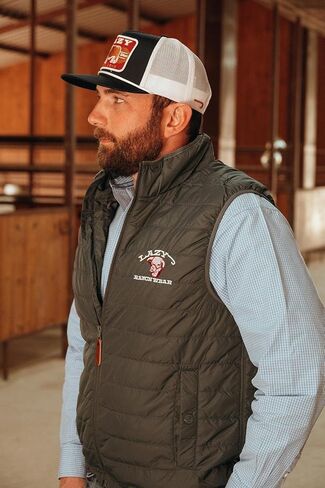 قبعة Lazy J Ranch باللونين الأزرق الداكن والأبيض Wildfire Classic Rope Trucker - قبعات ريفية قابلة للتعديل للجنسين in Kuwait