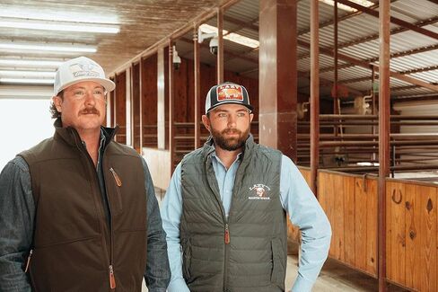 قبعة Lazy J Ranch باللونين الأزرق الداكن والأبيض Wildfire Classic Rope Trucker - قبعات ريفية قابلة للتعديل للجنسين in Kuwait