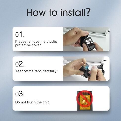 67XL Ink Cartridges Combo Pack Replacement for HP Ink 67 67 XL Ink Cartridge for HP DeskJet 2827e 2700 2700e 2755 2755e 2855e 2800e 2852e 4100e 4155e Envy 6000 6055e 6455e Printer (1 Black+1 Color ) in Kuwait