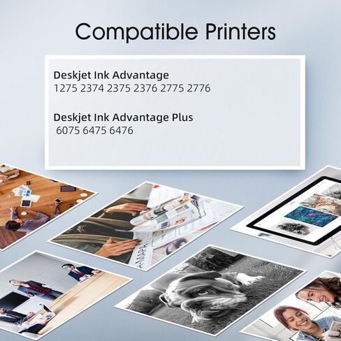 667XL Ink Cartridges Combo Pack Replacement for HP 667 667 XL Ink Cartridges Work for HP DeskJet 1275 2374 2375 2376 6075 6475 6476 Printers (1 Black, 1 Color) in Kuwait