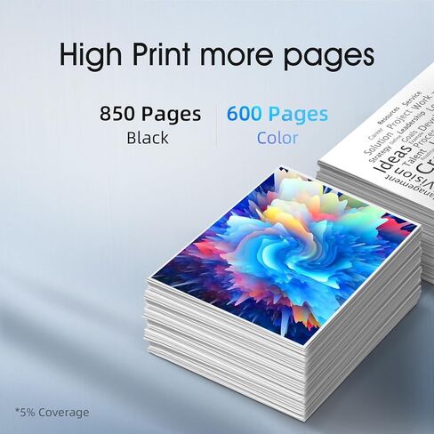 667XL Ink Cartridges Combo Pack Replacement for HP 667 667 XL Ink Cartridges Work for HP DeskJet 1275 2374 2375 2376 6075 6475 6476 Printers (1 Black, 1 Color) in Kuwait