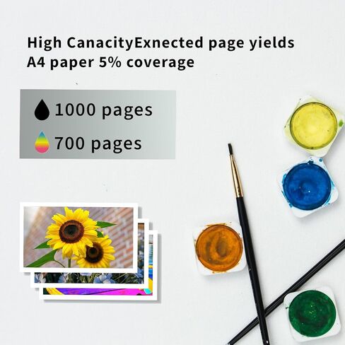 966XL High Yield Ink Cartridge Replacement for HP 966 966XL Ink Cartridge for HP OfficeJet Pro 9020 9025 9010 9015 9018 9020 9025 9026 9027 9028 9029 Printers,Color in Saudi Arabia