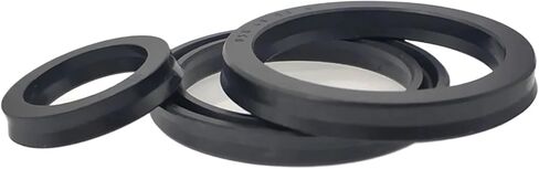 2PCS Black UN/USH/UNS Hydraulic Cylinder Oil Seal Ring Nitrile Rubber (NBR) Y-shaped Cylinder Seal Ring Thickness 5mm(12.5x20.5x5mm 2PCS) in Saudi Arabia