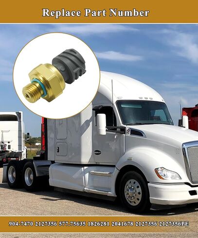 مستشعر ضغط زيت المحرك 904-7470 يناسب شاحنات Kenworth T680 2016-2020 T800 2019-2020 DAF CF85 XF105، استبدال 2127356 577.75635 1826281 2041678 2127356 2127356PE in Kuwait