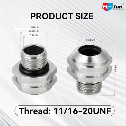 طقم موصل أنبوب زيت مبرد ناقل الحركة متوافق مع Ford F-350 Super Duty F-250 Super Duty 2005-2007 6.8L 6.0L، تجهيزات خط تبريد المبرد (الخيط 11/16-20UNF) in Kuwait