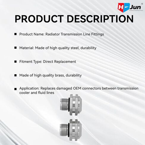 طقم موصل أنبوب زيت مبرد ناقل الحركة متوافق مع Ford F-350 Super Duty F-250 Super Duty 2005-2007 6.8L 6.0L، تجهيزات خط تبريد المبرد (الخيط 11/16-20UNF) in Kuwait