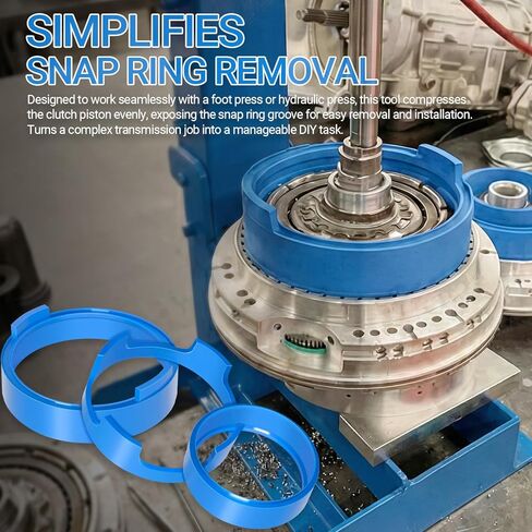 10R80 10L80 Piston Compressor Tool Kit for Ford F-150 Mustang Explorer & GM Transmission Rebuild - Heavy Duty Clutch Spring Compressor & Snap Ring Removal Tool in Saudi Arabia