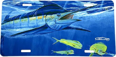 LPG Big Game Marlin Mahi and Tuna Fishing Aluminum License Plate (Bill Buster Marlin) in Kuwait