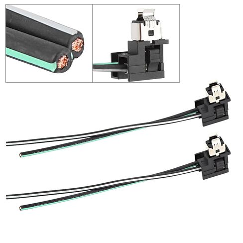 Car Headlight Socket Adapter, Prewired for H1 Bulb, 2Pcs Wiring Harness Connector Plug Adapter Line for H1 Bulbs in Saudi Arabia